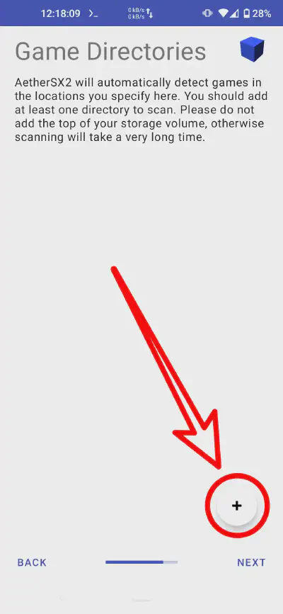 Adding a game directory