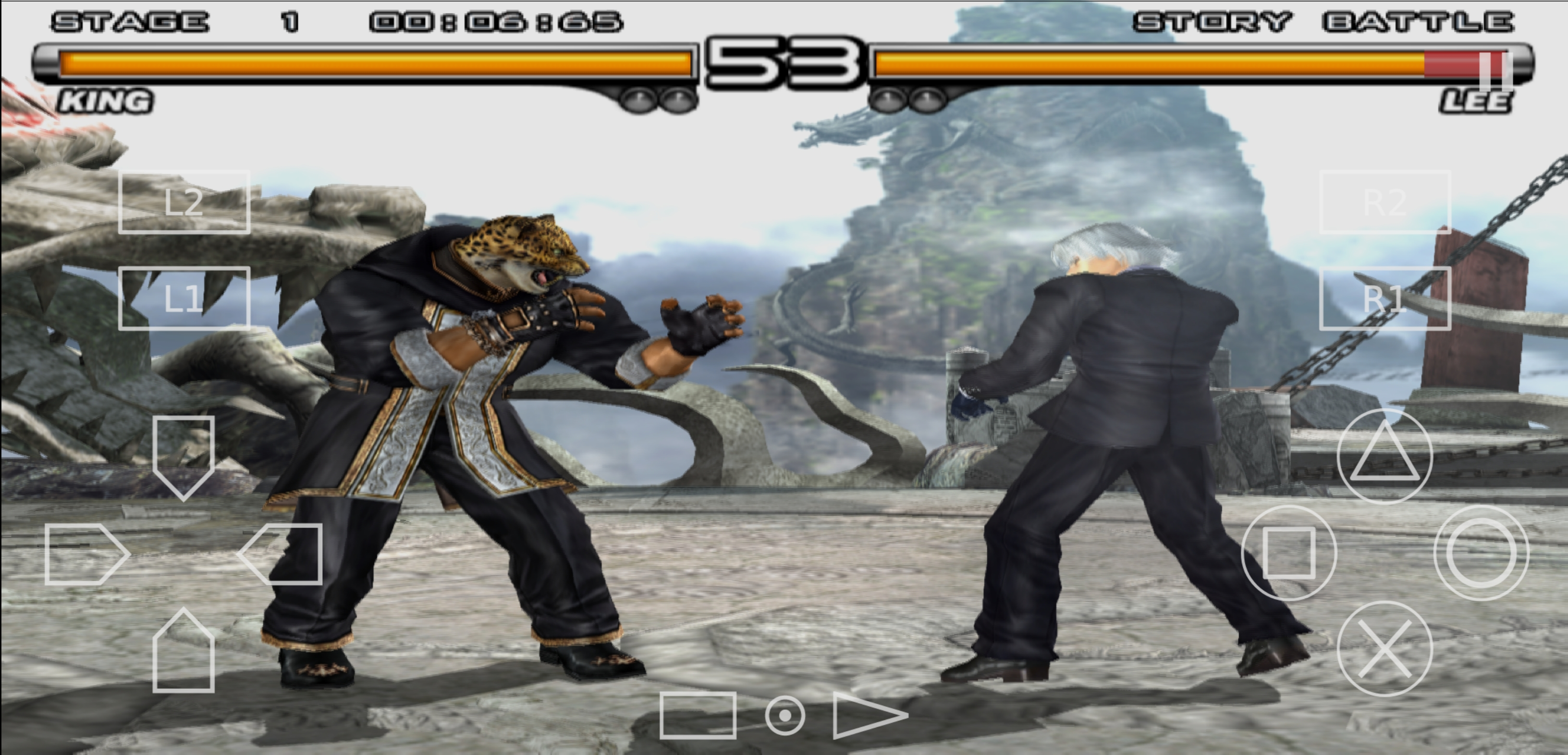 Tekken 5 Screenshot aethersx2